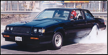 Buick Regal Doing Burn-Outs